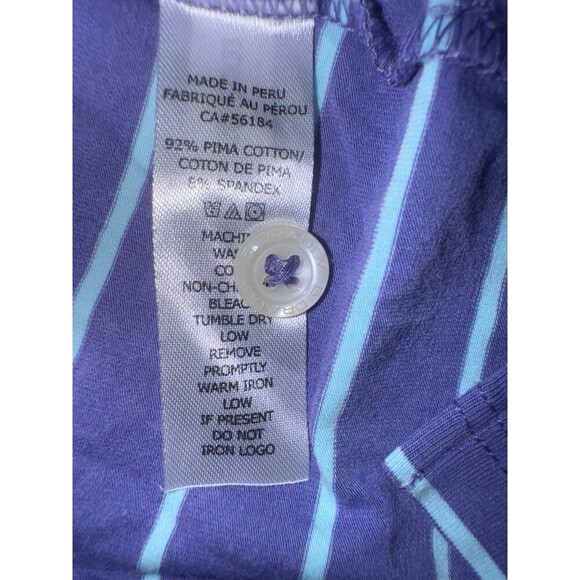 B Draddy purple and blue polo shirt size medium - Picture 6 of 6